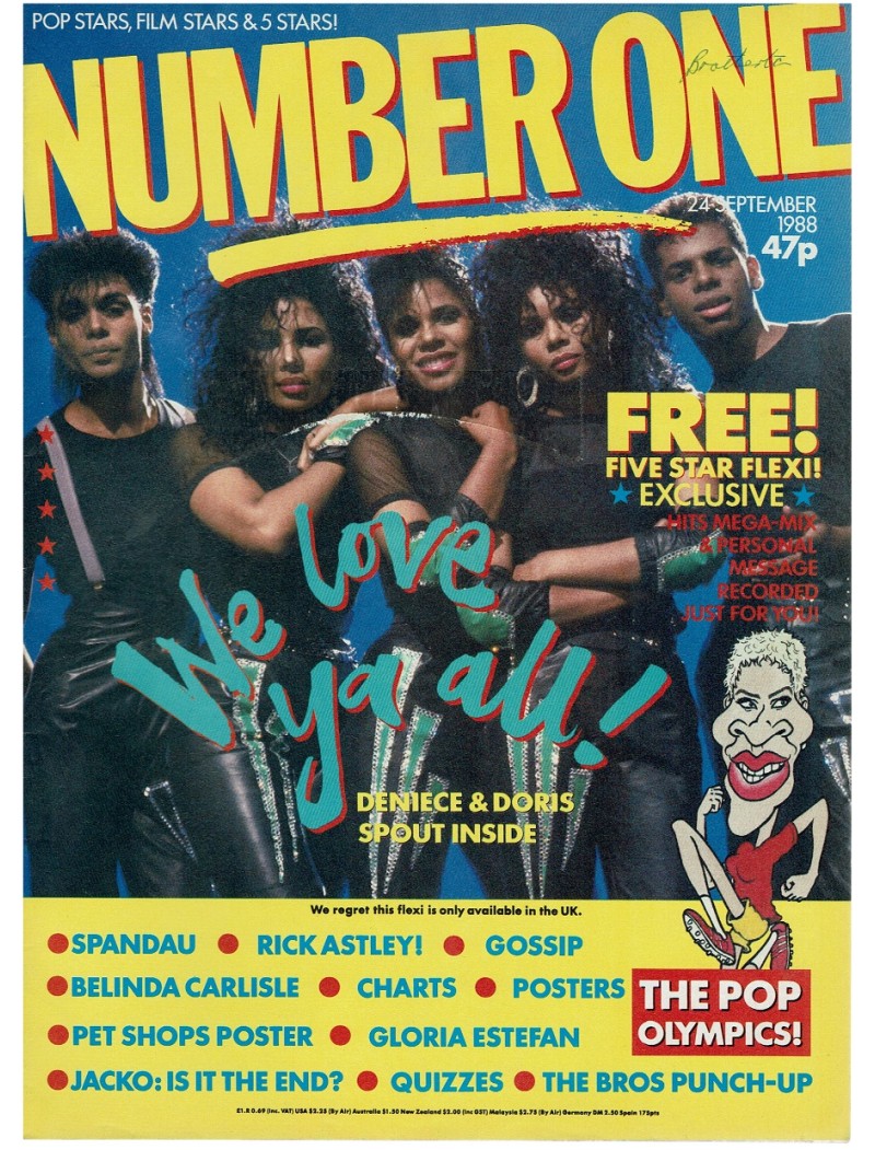 Number One Magazine - 1988 24/09/1988