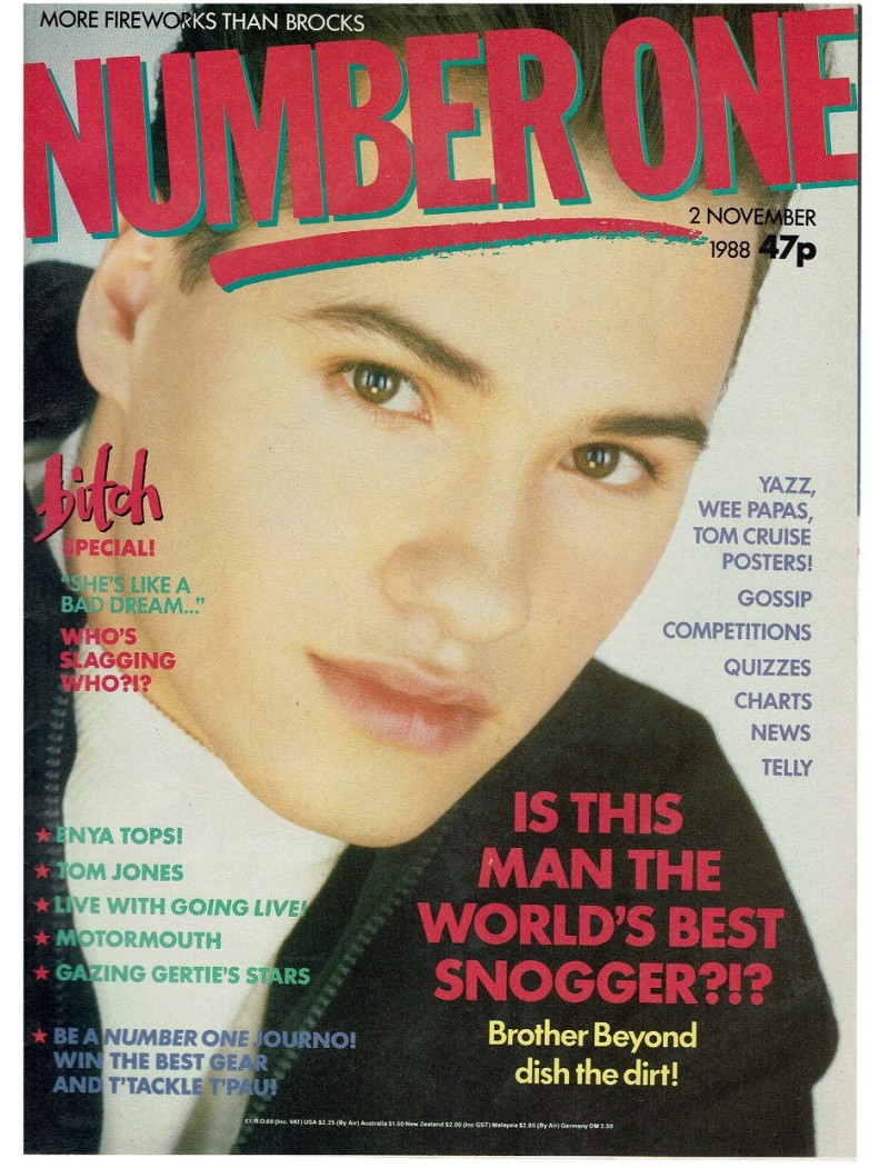 Number One Magazine 2nd November 1988 Brother Beyond The Bangles 