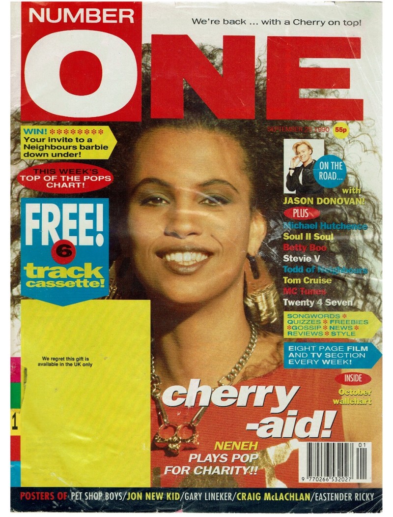 Number One Magazine 1990 29th September 1990 Michael Hutchence Betty Boo Neneh Cherry