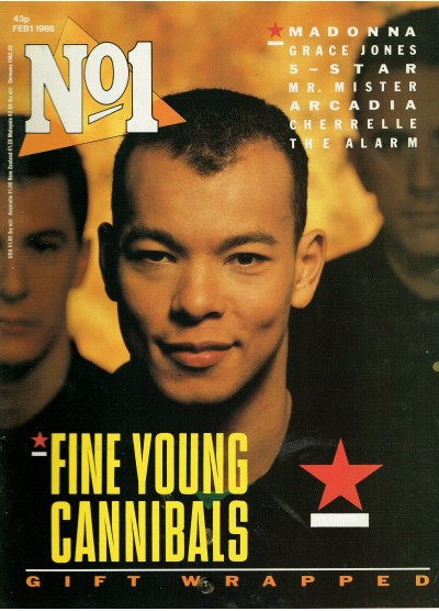 Number One Magazine - 1986 01/02/86 Fine Young Cannibals