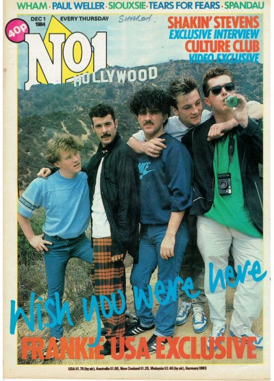 Number One Magazine - 1984 01/12/84 Frankie Goes to Hollywood