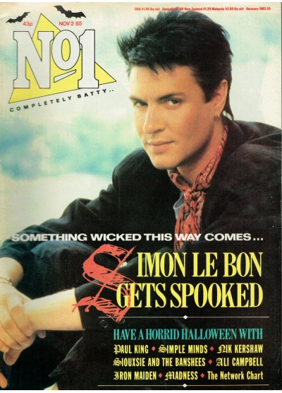 Number One Magazine - 1985 02/11/85 Simon Le Bon