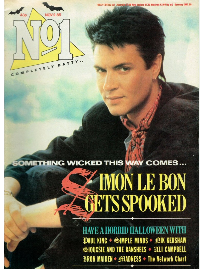 Number One Magazine - 1985 02/11/85 Simon Le Bon Number One Magazine - 1985 02/11/85 Simon Le Bon