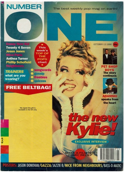 Number One Magazine - 1990 13/10/90 Kylie Minogue