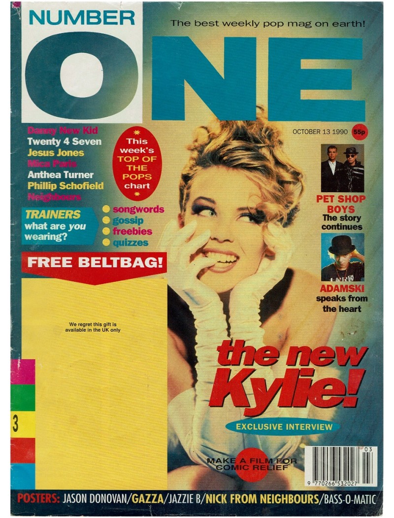 Number One Magazine - 1990 13/10/90 Kylie Minogue