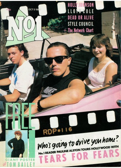 Number One Magazine - 1985 05/10/85 Tears for Fears