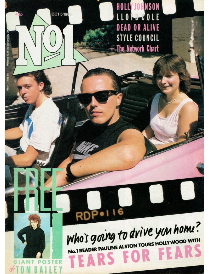 Number One Magazine - 1985 05/10/85 Tears for Fears Number One Magazine - 1985 05/10/85 Tears for Fears