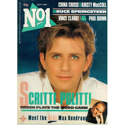 Number One Magazine - 1985 06/07/85 Scritti Politti