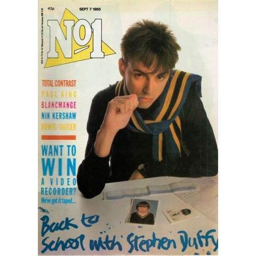 Number One Magazine - 1985 07/09/85 Stephen Duffy