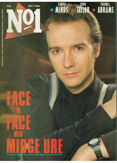 Number One Magazine - 1985 07/12/85 Midge Ure