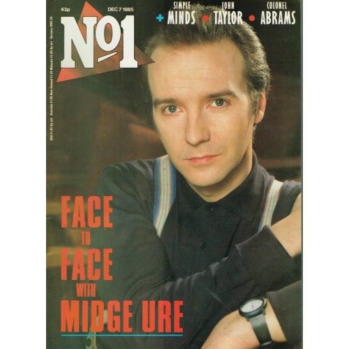 Number One Magazine - 1985 07/12/85 Midge Ure
