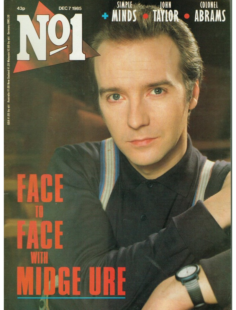 Number One Magazine - 1985 07/12/85 Midge Ure