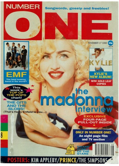 Number One Magazine - 1990 17/11/90 Madonna