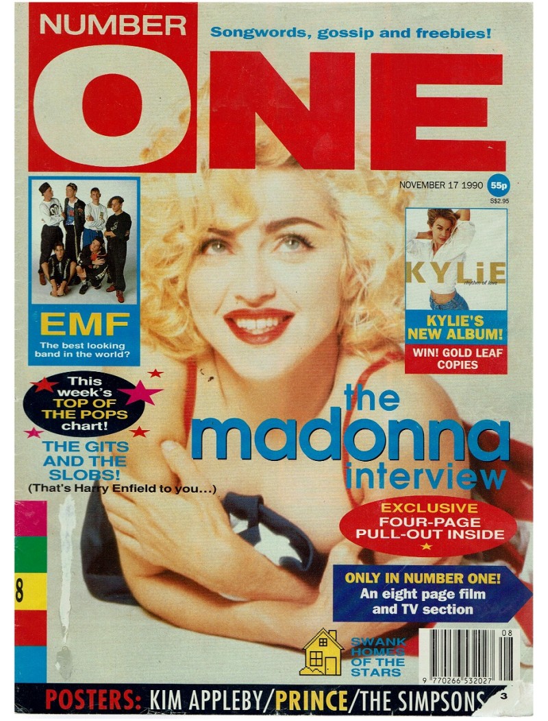 Number One Magazine - 1990 17/11/90 Madonna