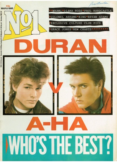 Number One Magazine - 1986 08/03/86 Duran Duran vs Aha