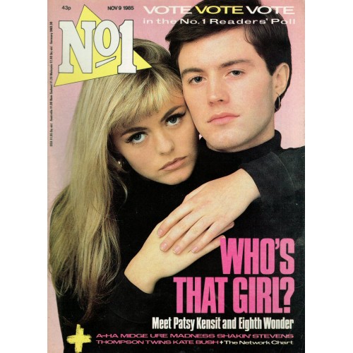 Number One Magazine - 1985 09/11/85 Patsy Kensit Eighth Wonder