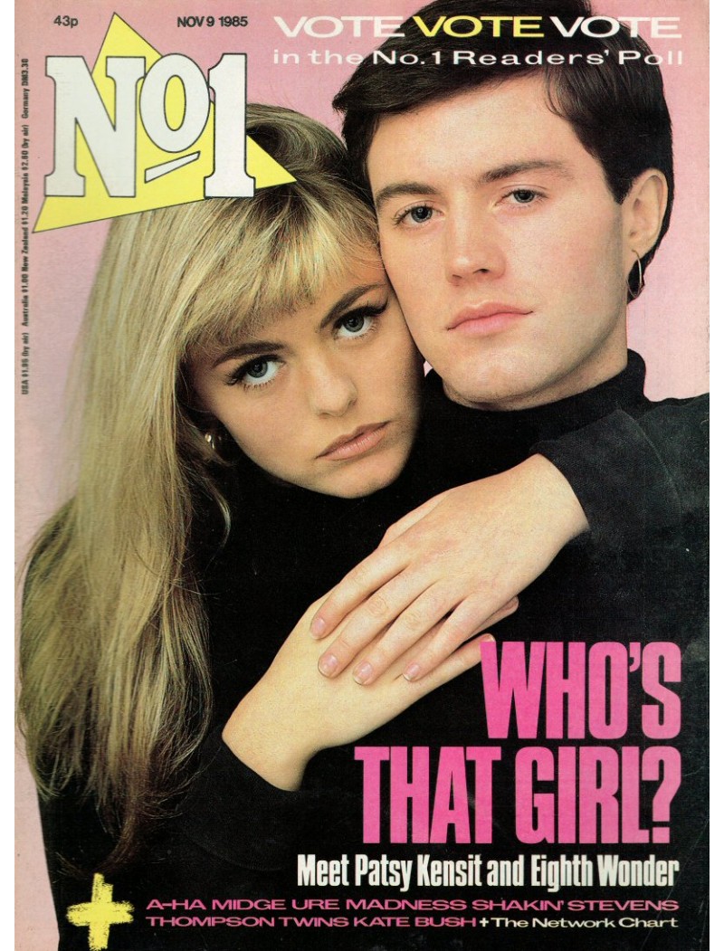 Number One Magazine - 1985 09/11/85 Patsy Kensit Eighth Wonder