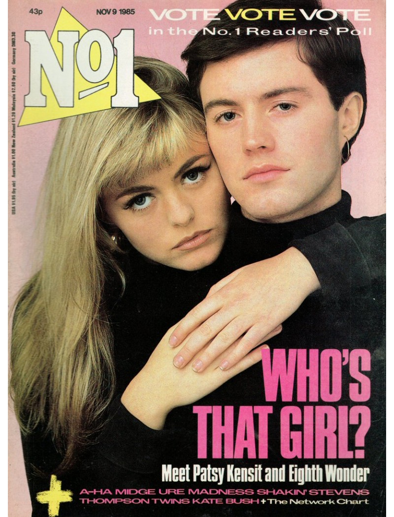 Number One Magazine - 1985 09/11/85 Patsy Kensit Eighth Wonder Number One Magazine - 1985 09/11/85 Patsy Kensit Eighth Wonder