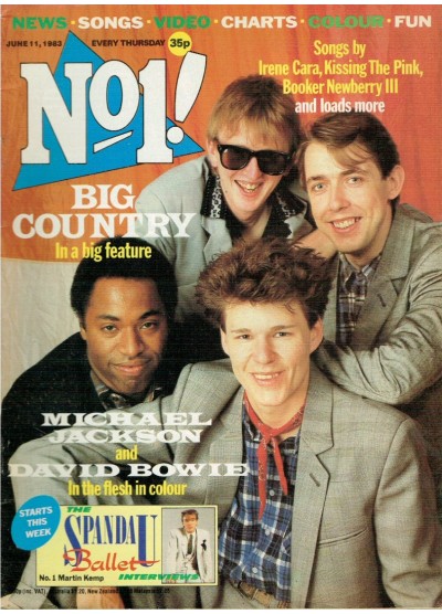 Number One Magazine - 1983 11/06/83 Big Country
