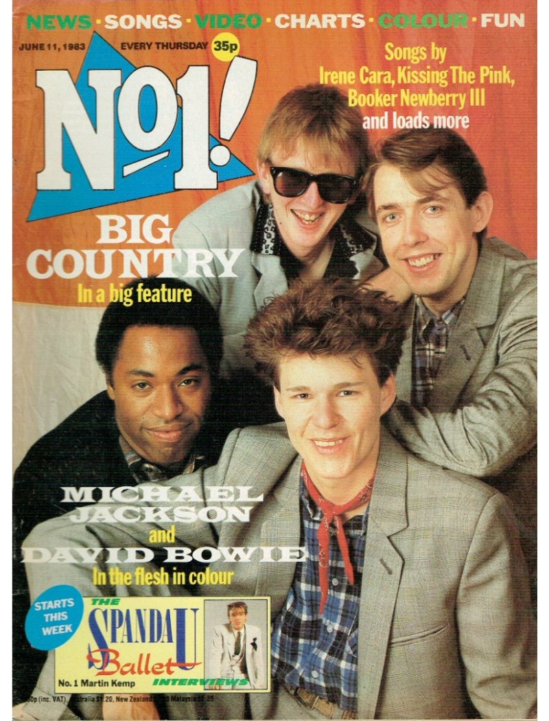 Number One Magazine - 1983 11/06/83 Big Country