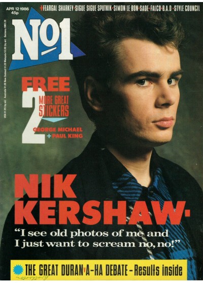 Number One Magazine - 1986 12/04/86 Nik Kershaw