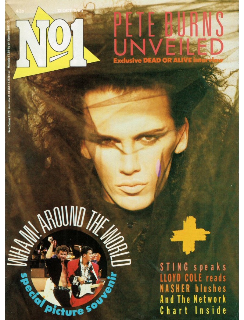 Number One Magazine - 1985 12/10/85 Pete Burns Number One Magazine - 1985 12/10/85 Pete Burns