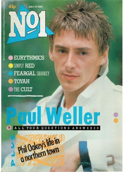 Number One Magazine - 1985 13/07/85 Paul Weller