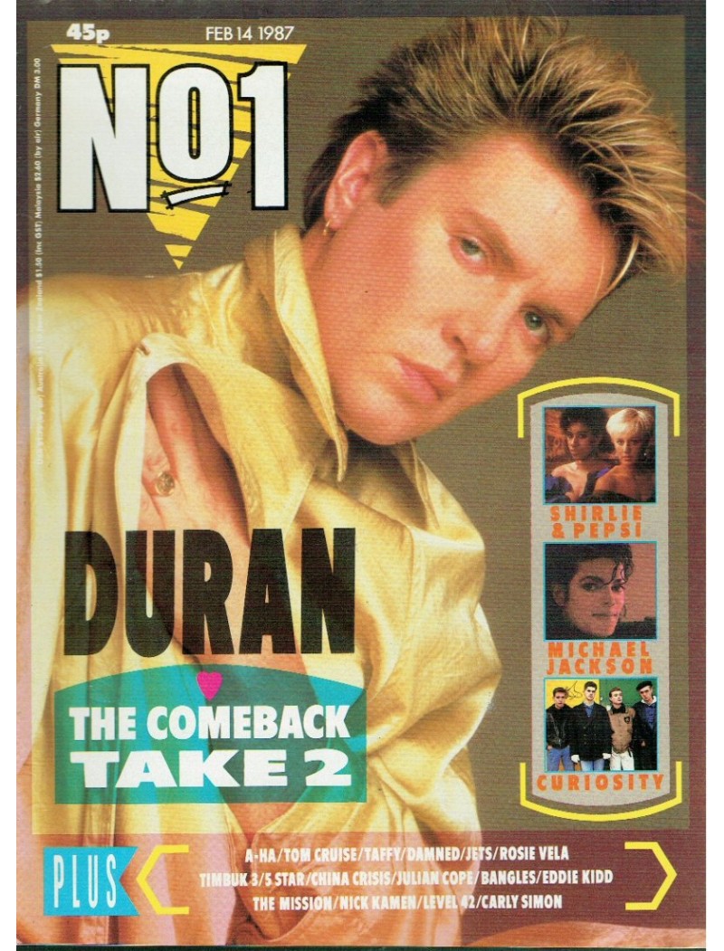 Number One Magazine - 1987 14/02/87