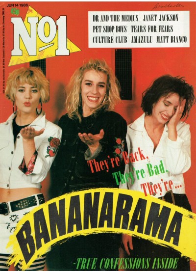 Number One Magazine - 1986 14/06/86 Bananarama