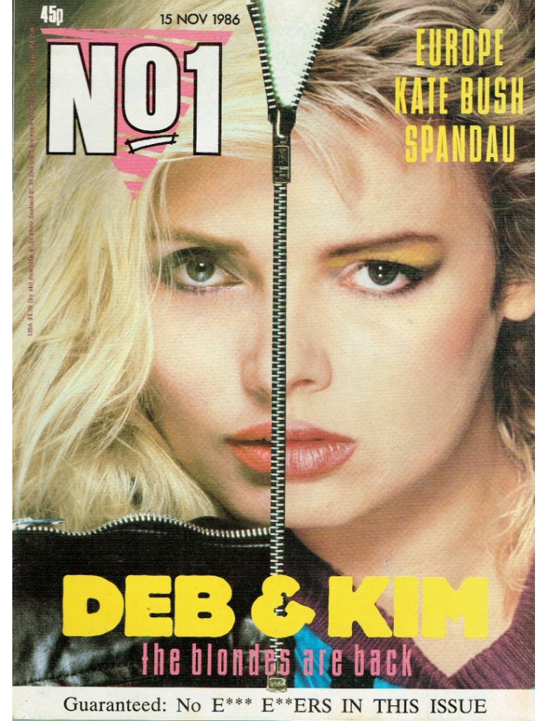 Number One Magazine - 1986 15/11/86