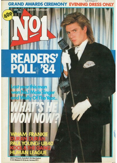 Number One Magazine - 1984 15/12/84 Simon Le Bon