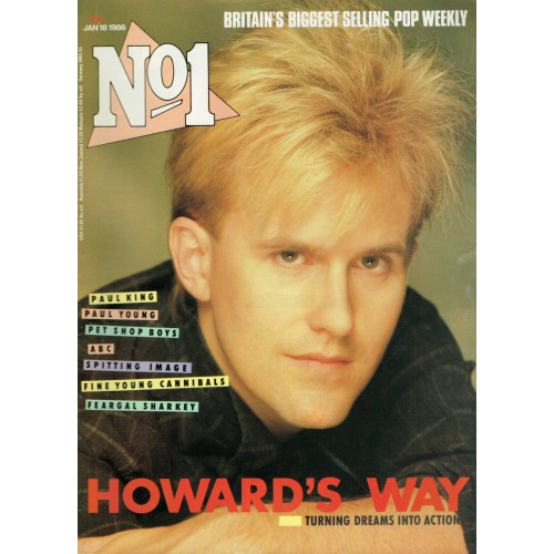 Number One Magazine 1986 18th January 1986 Howard Jones ABC Bronski Beat