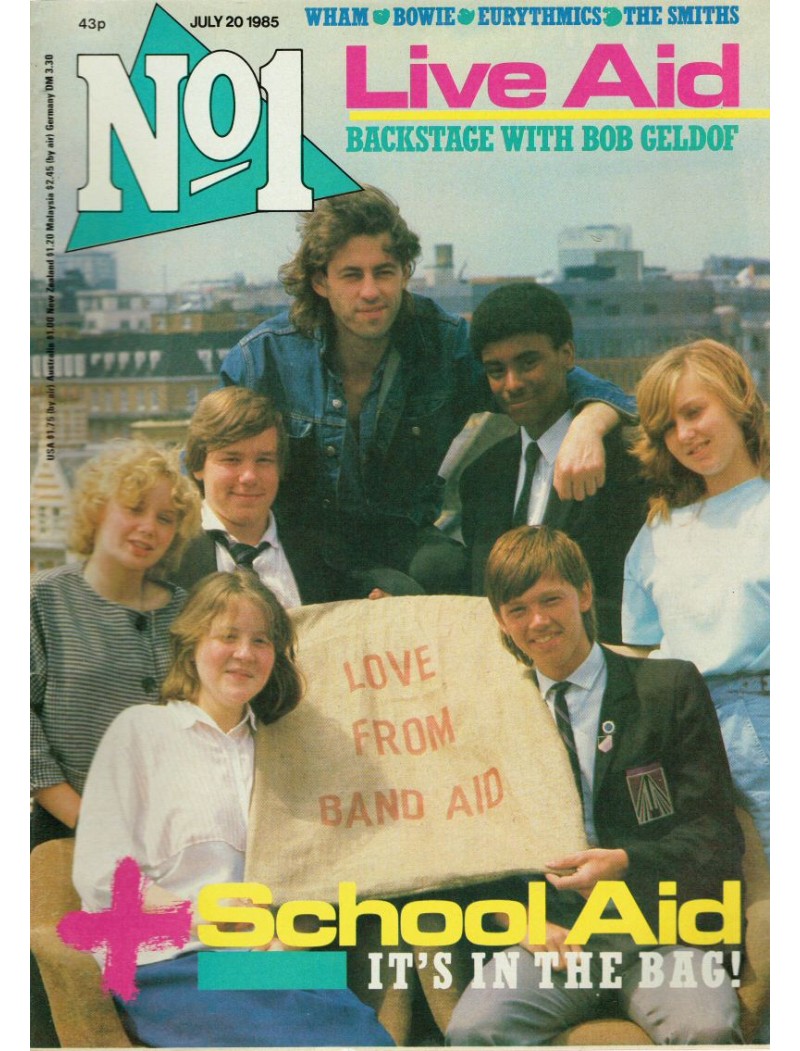 Number One Magazine - 1985 20/07/85 Live Aid