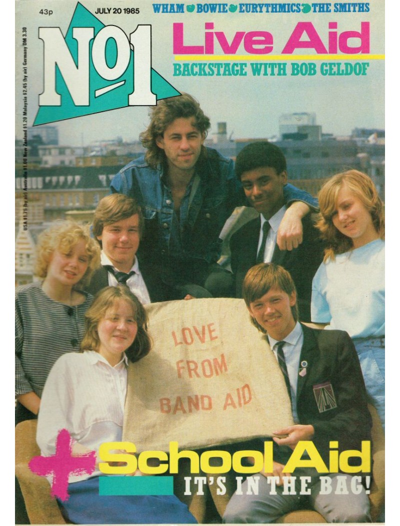 Number One Magazine - 1985 20/07/85 Live Aid Number One Magazine - 1985 20/07/85 Live Aid