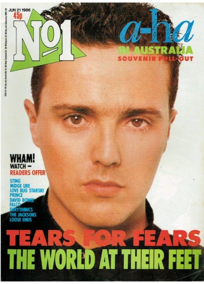 Number One Magazine - 1986 21/06/86 Tears for Fears