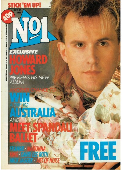 Number One Magazine - 1985 23/02/85 Howard Jones