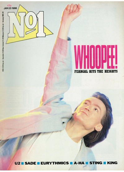 Number One Magazine - 1986 25/01/86 Feargal Sharkey