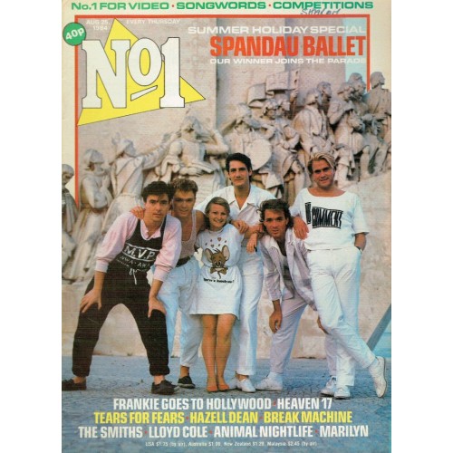 Number One Magazine - 1984 25/08/84 Spandau Ballet