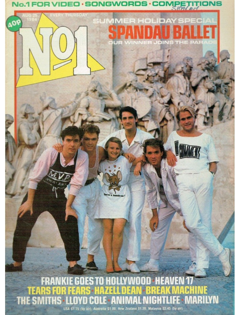 Number One Magazine - 1984 25/08/84 Spandau Ballet