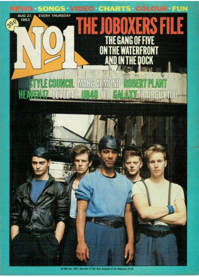 Number One Magazine - 1983 27/08/83 The Joboxers