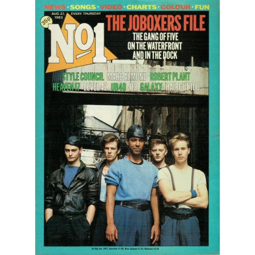 Number One Magazine - 1983 27/08/83 The Joboxers