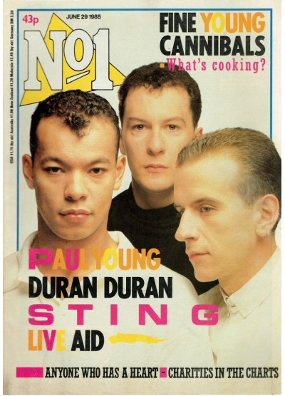 Number One Magazine - 1985 29/06/85 Fine Young Cannibals