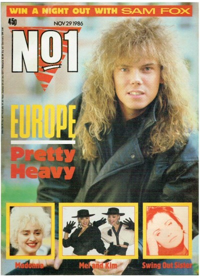 Number One Magazine - 1986 29/11/86