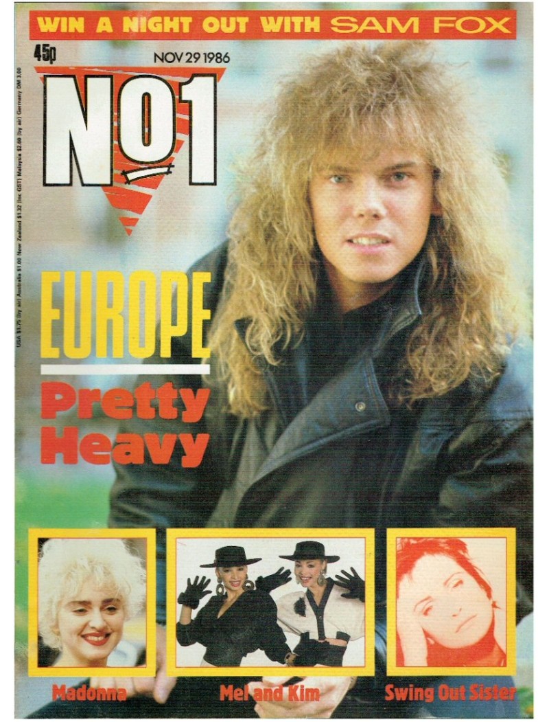 Number One Magazine - 1986 29/11/86