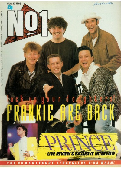 Number One Magazine - 1986 30/08/86 Frankie Goes to Hollywood