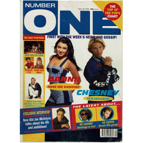 Number One Magazine 1991 18th May 1991 Dannii Minogue Chesney Hawkes Jason Donovan Samantha Janus