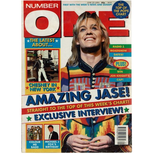 Number One Magazine 1991 22nd June 1991 Michael J Fox Jason Donovan