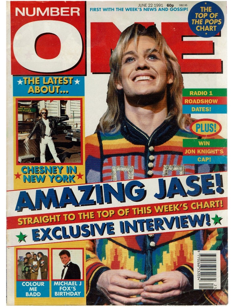 Number One Magazine 22nd June 1991 Michael J Fox Jason Donovan
