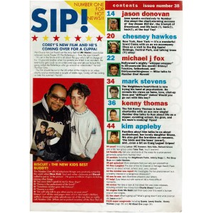 Number One Magazine 22nd June 1991 Michael J Fox Jason Donovan