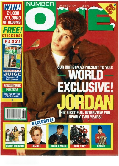 Number One Magazine - 1991 21/12/91